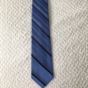Michael Kors tie, blue with blue stripes